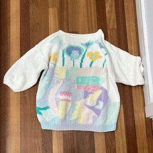 Colorful Abstract Women's Sweater